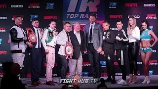 OSCAR VALDEZ VS SCOTT QUIGG - FULL FINAL PRESS CONFERENCE VIDEO