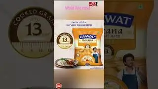 Daawat Rozana Basmati Rice 🍚 | Roz ke Khane ke liye Perfect Choice #short #amazon #affiliate