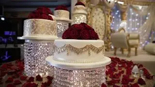 Asian wedding cakes ROYAL NOWAAB 5tier Crystal cake