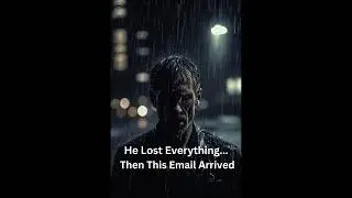 He Lost Everything... Then This Email Arrived #shorts  #shortvideo  #motivation  #storytelling