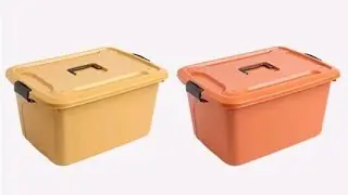 Plastic sundries storage box