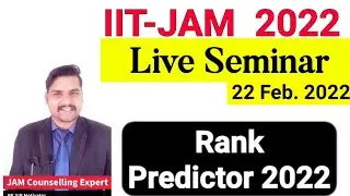 IIT JAM 2022 Rank Predictor || Marks vs Rank in IIT JAM 2022