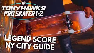 How to beat 11,651,000 SECRET LEGEND score on NY City | Tony Hawk's Pro Skater 1 + 2 Remaster