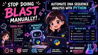 Stop Doing BLAST Manually! Automate DNA Sequence Analysis with Python || BioCode.Studio