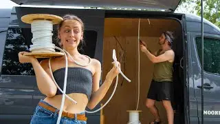 DIY Van Conversion | ELECTRICAL WIRING, FRAMING, & WALLS in our 4x4 Sprinter Van