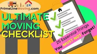 The Ultimate Checklist For Moving In A New House | The First time home buyer key to stress-free move