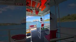 Water Taxi back to ship. Castries,  St Lucia