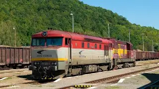Rozruch 751 026-6 + 742 326-2 ZSSK Cargo | Ple&scaron;ivec, 28.08.2020
