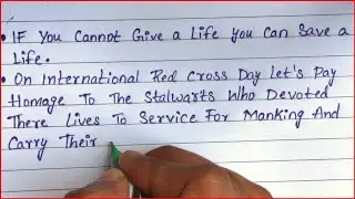 10 Lines Essay On Red Cross Day in English Writing || Short Essay On Red Cross Day