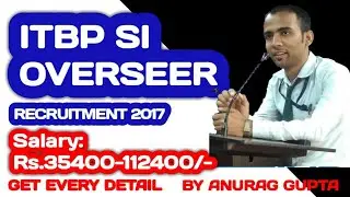 ITBP Recruitment 2017 &ndash; SI Overseer Posts | Apply Online