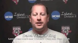 Flyer Minute With Lewis Head Track and Field Coach Dana Schwarting (4-3)