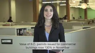 B.C. commercial building permits value rose 130%,  infringement claim filed over salmon farms