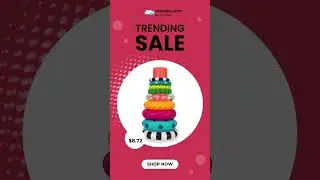 Sassy Stacks of Circles Stacking Ring STEM Learning Toy