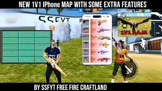 New 1V1 iPhone Map With Some Secret Features By SSFYT Free Fire Craftland #ssfyt #sacso #rushkey 