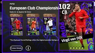 Virgil van Dijk POTW European Club Championship 