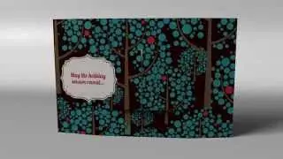 Holiday Greeting Card - The Flapper&reg; Dimensional Card by Red Paper Plane