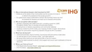The Power of Partnerships: Creating Impact for International Disaster Relief and Resilience