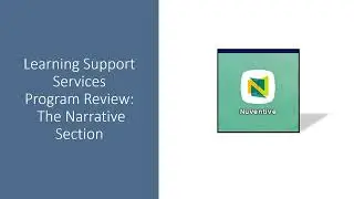 Learning Support Services: Program Review  - The Narrative Section