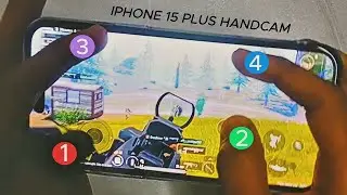 HANDCAM Bgmi With I Phone 15 Plus in 2026🔥. Super Smooth + Extreme PUBG Gaming Test? #bgmi #handcam