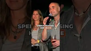 When Steffi Graf was moved to tears by husband Andre Agassi's speech on her 🥹