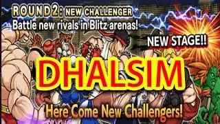 The Battle Cats | New Challenger | VS DHALSIM (Easy) | Street Fighter Collab