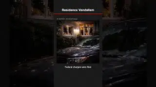 Man Arrested for Vandalizing High-Profile Home in Cincinnati #shorts