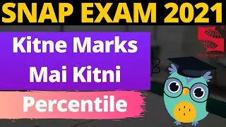 SNAP Exam 2021 - Score Vs Percentile [Kitne Marks Par Kitni Percentile]