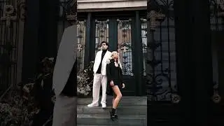 BTS Editorial Couple | Downtown Engagement Session