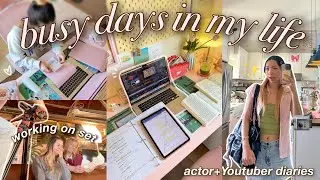 Busy Week in My Life as a 23 year old Actress & Content Creator✨📹