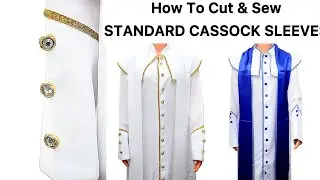 Как выкроить и сшить стандартный рукав рясы | Рукав рясы | Ряса | Одеяние пастора