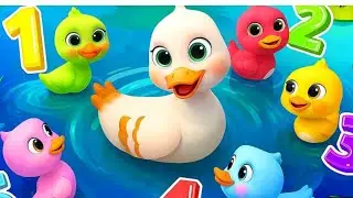 &ldquo;Counting with Ducks! 🦆 Five Little Ducks Nursery Rhyme&rdquo;