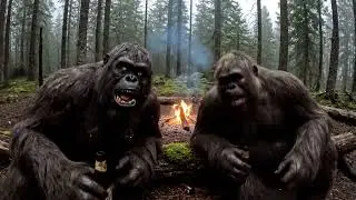 Bigfoot Beer Jokes in the Dark Forest #Bigfoot #Comedy #Shorts