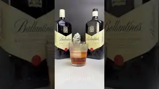 Ballantine's on ice | pure whisky ASMR #whisky #asmrpour  #shorts