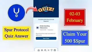 Spur Protocol Quiz Today 02 Feb | Spur Protocol Quiz Answer Today | Spur Protocol Daily Quiz Today