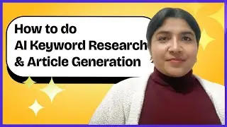 How to Use Abun's AI for Easy Keyword Research & Article Writing