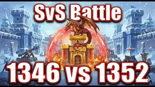 SvS Battle 1346 vs 1352 #whiteoutsurvival