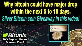 Why bitcoin could have a major drop or crash within the next 10 days!
