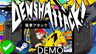 Denshattack! Steam Deck First Look: NEW Must Play Arcade 3D Platformer!
