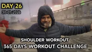 365 Days of Fitness &ndash; Day 26 shoulder workout | Burn Fat, Build Discipline, No Excuses 💪