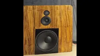Part 3 (5 min).  How to make an open baffle speaker. The crossover, changes and opinions.