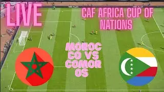 AFCON Live: Morocco vs Comoros | SP Football Simulation & Custom Real Score (22 Dec 2025)