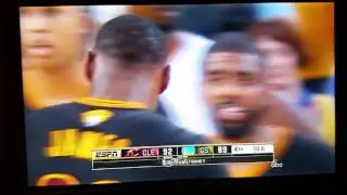 Lebron James miss a crucial free throw in championship game 7 against Golden State Warriors 2016