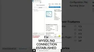 FIX Mysql no connection established in just a click. No Clickbait | In hindi