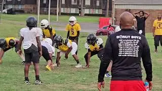 L.E.C Cowboys vs City Raiders 12u scrimmage