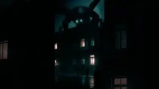 Terrifying Unknown Creature Caught Flying Over the Road at Night 😱 Footage #strange #horror #shorts