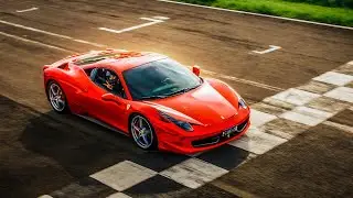 ME SURPREENDI COM A FERRARI NA PISTA 😲