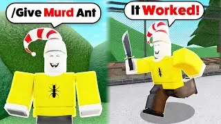 Cheating Using MM2 Admin Commands.. (Roblox)