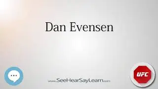 Dan Evensen   UFC Fighter's Nicknames 🔊