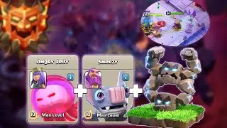 Queen Warden Walk Esports Style Meteor Golem Pro Legend League Attack Strategy | Clash of Clans