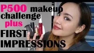 500 PESOS MAKEUP + FIRST IMPRESSIONS / The Piglet Shares / MissBea19